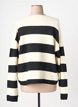 Pull stretch manches longues beige MARC AUREL femme