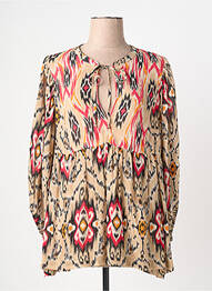 Blouse manches 3/4 manches 3/4 beige SUMMUM femme