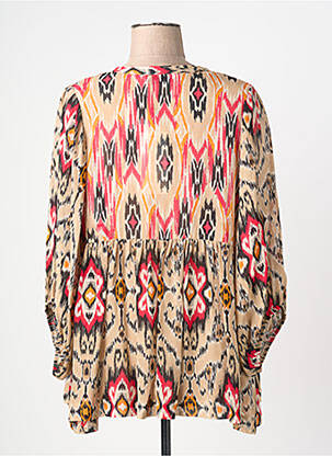 Blouse manches 3/4 manches 3/4 beige SUMMUM femme