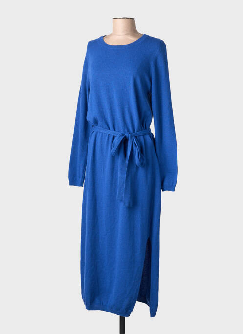 Robe pull stretch manches longues bleu RIVER WOODS femme