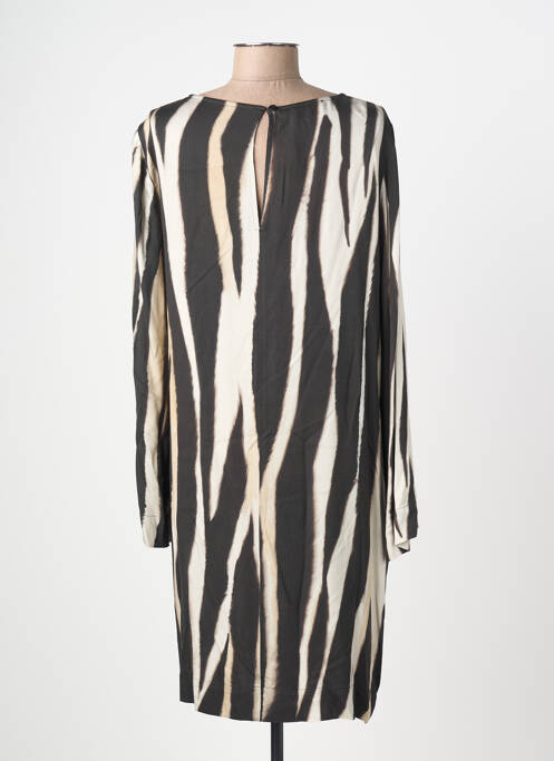 Robe courte manches longues manches longues noir MARC AUREL femme