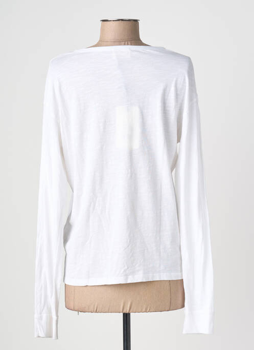 T-shirt manches longues manches longues blanc FIVE femme