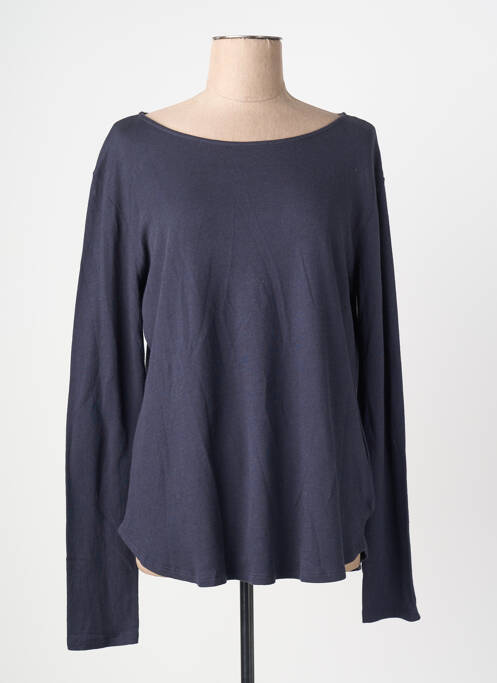 T-shirt manches longues manches longues bleu JUVIA femme
