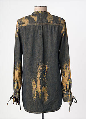 Tunique manches longues fermeture boutonnée sur le devant noir HIGH femme