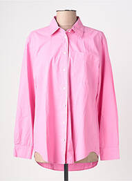 Chemisier coupe droite manches longues rose HARTFORD femme