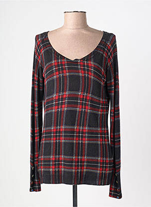 Pull coupe cintrée manches longues noir LIU JO femme