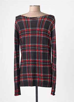 Pull coupe cintrée manches longues noir LIU JO femme