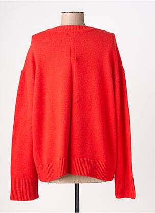 Gilet manches longues stretch rouge TOMMY HILFIGER femme