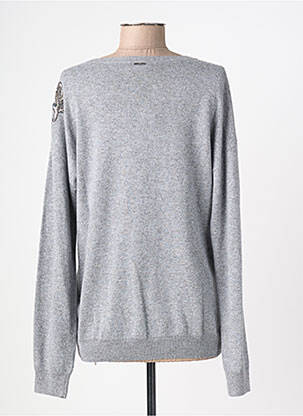 Pull col v manches longues gris LIU JO femme
