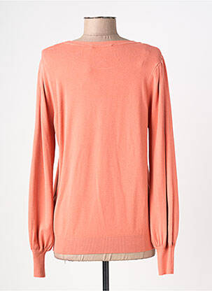 Pull stretch manches longues orange SUMMUM femme