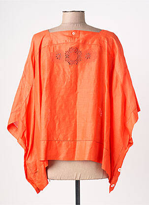 Blouse manches 3/4 manches 3/4 orange HIGH femme