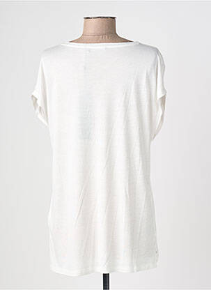 T-shirt stretch manches courtes beige MARC AUREL femme