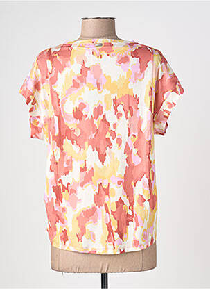 T-shirt imprimé fantaisie manches courtes rose HIGH femme