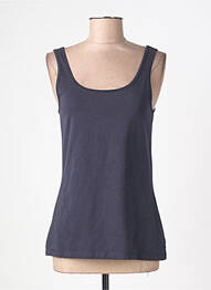 Débardeur stretch sans manche bleu JUVIA femme