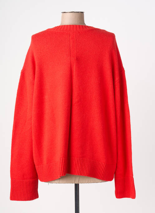 Gilet manches longues stretch rouge TOMMY HILFIGER femme