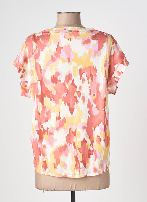 T-shirt imprimé fantaisie manches courtes rose HIGH femme