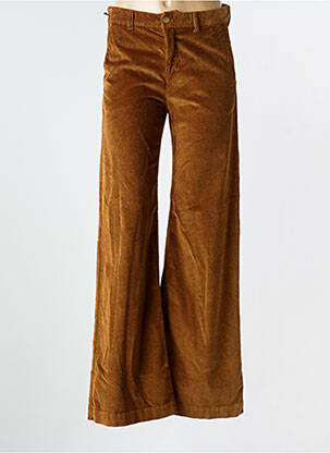 Pantalon flare stretch taille normale marron FIVE femme