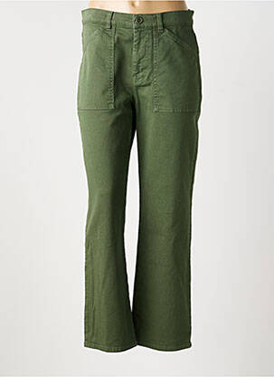 Jeans coupe droite taille normale taille normale vert fonce RIVER WOODS femme