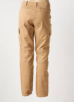Pantalon cargo slim taille normale beige RIVER WOODS femme