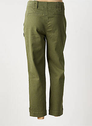 Pantalon cargo slim taille normale vert RIVER WOODS femme