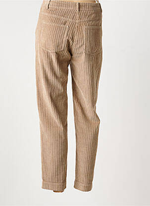 Pantalon 7/8 stretch taille normale marron HARTFORD femme