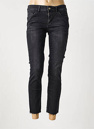 Jeans coupe slim taille basse taille basse noir LIU JO femme