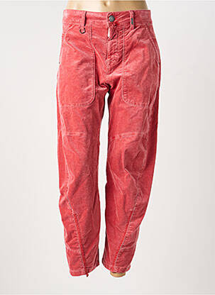 Pantalon droit stretch taille normale rose HIGH femme