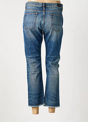 Jeans coupe droite effet usé délavé taille normale bleu BERENICE femme