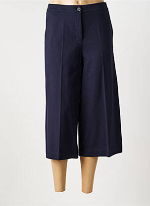 Pantacourt stretch taille normale bleu SUMMUM femme