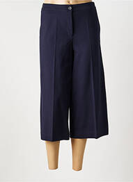 Pantacourt stretch taille normale bleu SUMMUM femme