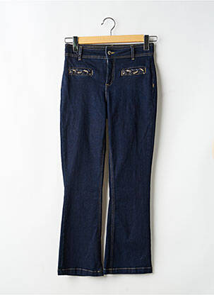 Jeans bootcut taille haute taille haute bleu LIU JO femme