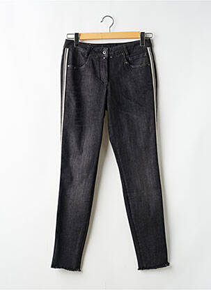 Jeans coupe slim stretch taille normale noir MARC AUREL femme