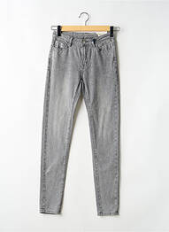 Jeans coupe slim stretch taille normale gris BLUE DAZE femme