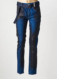 Jeans coupe slim stretch taille normale bleu HIGH femme