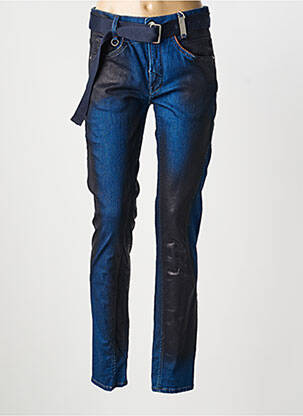 Jeans coupe slim stretch taille normale bleu HIGH femme