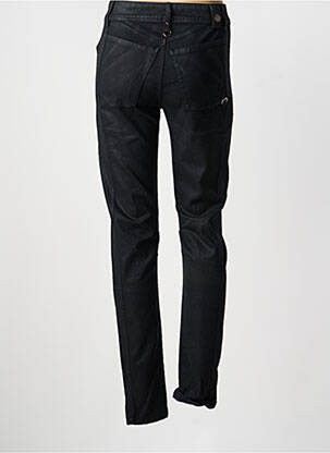 Jeans coupe slim stretch taille haute noir HIGH femme