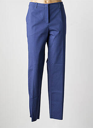 Pantalon chino tissage popeline taille normale bleu EMPORIO ARMANI femme