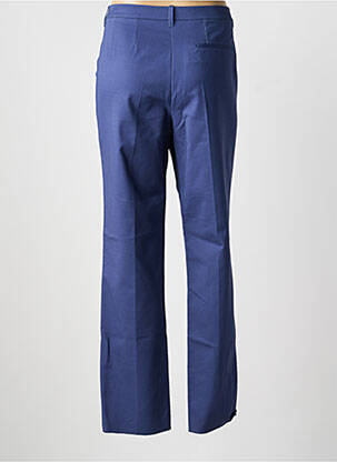 Pantalon chino tissage popeline taille normale bleu EMPORIO ARMANI femme