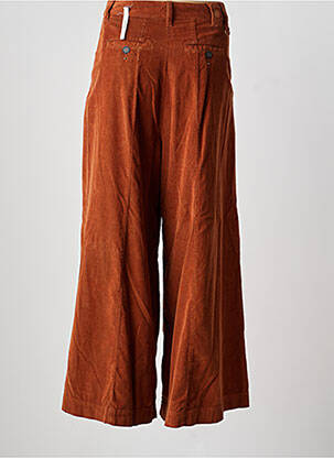 Pantalon large poches taille haute orange HIGH femme