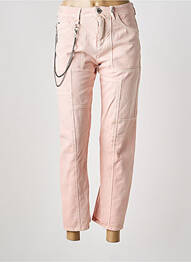 Jeans coupe slim stretch taille normale rose HIGH femme