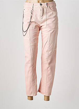 Jeans coupe slim stretch taille normale rose HIGH femme