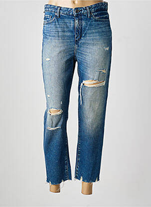 Jeans coupe droite taille haute taille haute bleu ARMANI EXCHANGE femme