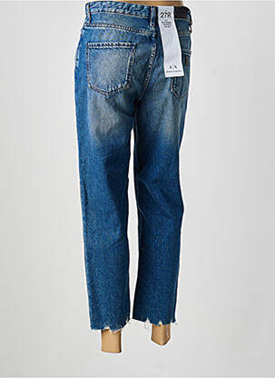 Jeans coupe droite taille haute taille haute bleu ARMANI EXCHANGE femme