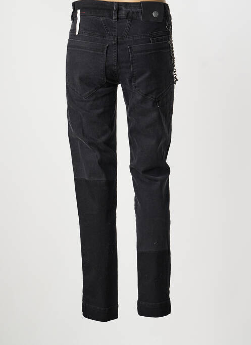 Jeans coupe slim stretch taille haute noir HIGH femme