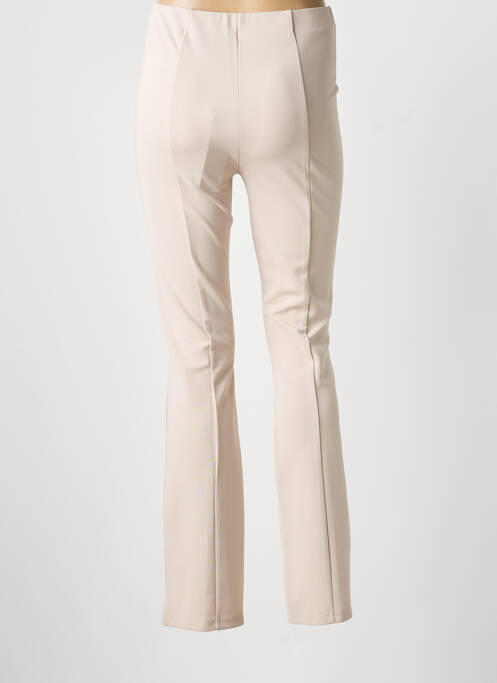 Pantalon slim taille élastique taille normale beige MARC AUREL femme