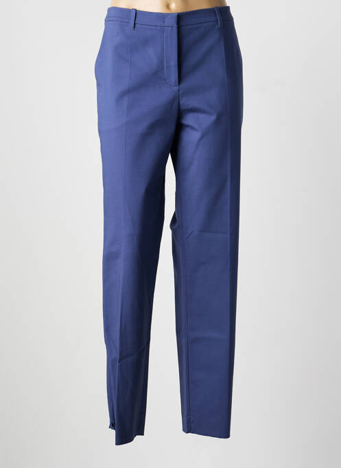 Pantalon chino tissage popeline taille normale bleu EMPORIO ARMANI femme
