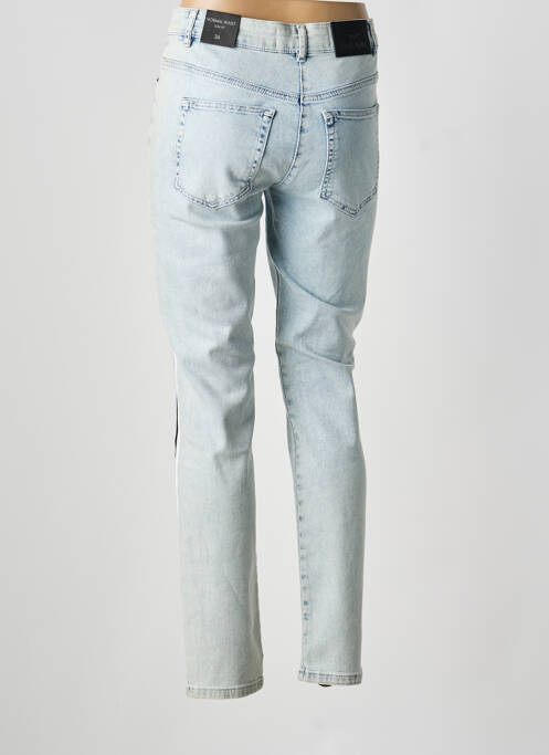 Jeans coupe slim effet usé délavé taille normale bleu MARC AUREL femme
