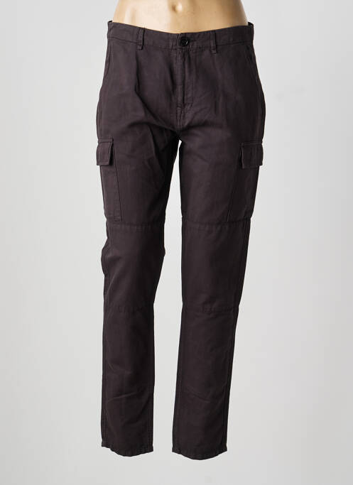 Pantalon chino taille basse taille basse noir BERENICE femme