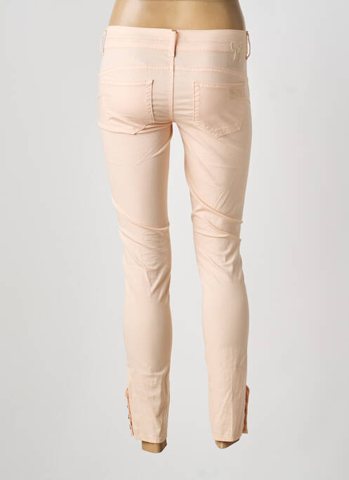 Pantalon 7/8 tissage popeline taille normale orange LIU JO femme