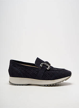 Mocassins bout rond talon de 4 à 6cm bleu ROSEMETAL femme